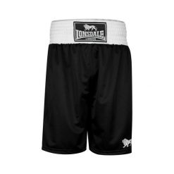 Amatorskie spodenki bokserskie Lonsdale Trunk. Czarne szorty męskie Lonsdale, bez kołnierzyka. Za 177.00 zł.