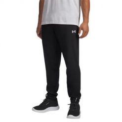 SPODNIE TRENINGOWE VANISH CZARNE MĘSKIE. Czarne spodnie materiałowe męskie Under Armour, bez wzorów, z materiału, sportowe. Za 332.45 zł.