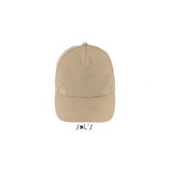 Czapka Sol's Buzz. Brązowe czapki z daszkiem damskie SOL'S, bez wzorów. Za 20.00 zł.