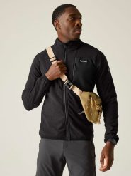 Regatta Kurtka polarowa "Scaris" w kolorze czarnym rozmiar: M. Czarne kurtki męskie Regatta, m, bez wzorów, z polaru, bez kaptura. Za 137.10 zł.