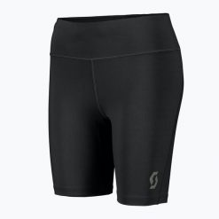 Spodenki do biegania damskie SCOTT Endurance Tight. Czarne szorty damskie Scott, bez wzorów, z elastanu, sportowe. Za 209.99 zł.