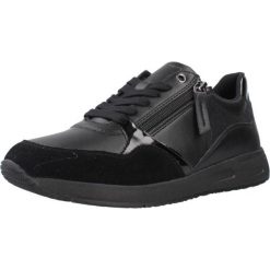 Buty GEOX D BULMYA Czarny. Czarne obuwie trekkingowe damskie Geox. Za 422.50 zł.