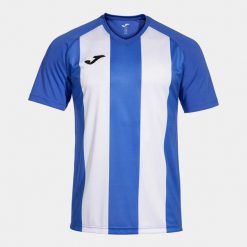 Koszulka z dekoltem w szpic Joma Inter IV. Białe t-shirty sportowe męskie Joma, l, z meshu, bez ramiączek, na fitness i siłownię. Za 235.50 zł.