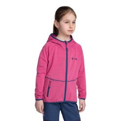 Bluza techniczna dziewczęca Kilpi MEMPHIS-JG. Czerwone bluzy z kapturem damskie Kilpi, z materiału. Za 163.85 zł.
