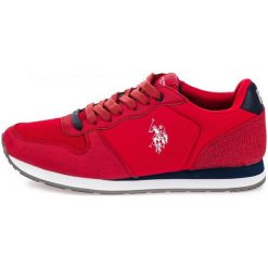 U.S. POLO ASSN. tenisówki męskie Soren 44 czerwone. Czerwone trampki i tenisówki męskie U.S. Polo Assn., bez wzorów, bez zapięcia. Za 339.00 zł.