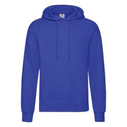 Męska Klasyczna Bluza Z Kapturem. Niebieskie bluzy z kapturem męskie Fruit of the Loom, l. Za 107.99 zł.