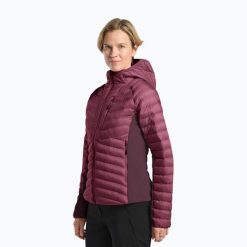 Kurtka ocieplana damska Jack Wolfskin Routeburn Pro Ins. Czerwone kurtki damskie Jack Wolfskin, bez wzorów, z puchu, bez kaptura. Za 529.99 zł.