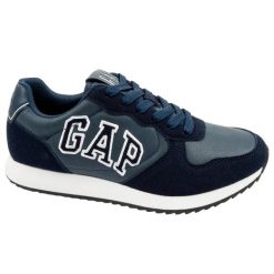Buty sportowe męskie GAP Nashville Arich Logo sneakersy modne. Niebieskie buty sportowe na co dzień męskie GAP, z materiału, bez zapięcia, trekkingowe. Za 209.00 zł.