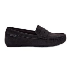 Zamszowe Mokasyny Damskie Big Star RR274948 Czarne. Czarne mokasyny damskie z zamszu. Za 279.90 zł.
