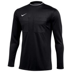 Koszulka Mężczyzna Nike Arbitre czarny. Białe t-shirty sportowe męskie Nike, l, z materiału, bez ramiączek, do piłki nożnej, dri-fit (nike). Za 287.55 zł.