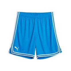 Szorty Puma Hoops team game. Niebieskie szorty męskie Puma, z materiału, bez kołnierzyka. Za 155.45 zł.