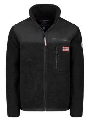 Geographical Norway Kurtka polarowa "Tuvalu" w kolorze czarnym rozmiar: S. Czarne kurtki męskie Geographical Norway, s, bez wzorów, z polaru, bez kaptura. Za 139.20 zł.