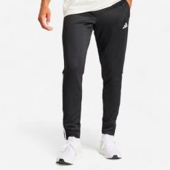 Spodnie treningowe do piłki nożnej ADIDAS Sereno. Czarne spodnie sportowe damskie Adidas, l, z poliesteru, na fitness i siłownię. Za 119.99 zł.