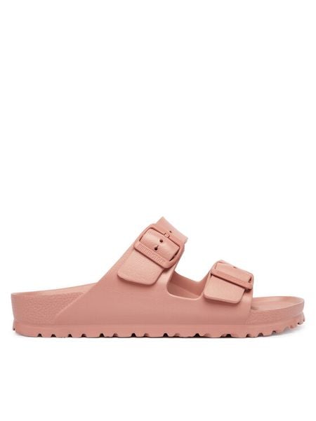 Birkenstock Klapki Arizona 1031340 Różowy. Czerwone klapki damskie Birkenstock, bez wzorów, z syntetyku, bez obcasa. Za 229.99 zł.