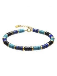 Luxenter Bransoletka z turkusami rozmiar: onesize. Niebieskie bransoletki damskie Luxenter, srebrne. Za 96.95 zł.