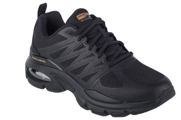Buty do chodzenia męskie Skechers Skech-air Ventura Revell. Czarne buty sportowe na co dzień męskie Skechers, z materiału, bez zapięcia, na fitness i siłownię. Za 419.99 zł.