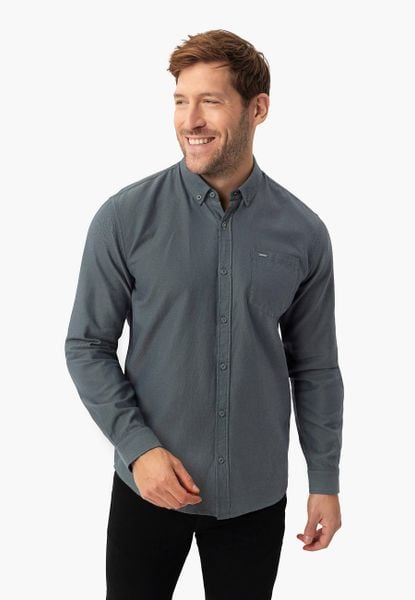 Koszula z długim rękawem, Regular Fit, K-BENTU. Koszule męskie Volcano, l, bez wzorów, z bawełny, bez kołnierzyka, bez ramiączek. Za 149.99 zł.