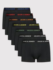 Jack & Jones Komplet bokserek Basic 12165587 Czarny. Czarne bokserki męskie Jack & Jones, bez wzorów, z bawełny. Za 129.99 zł.