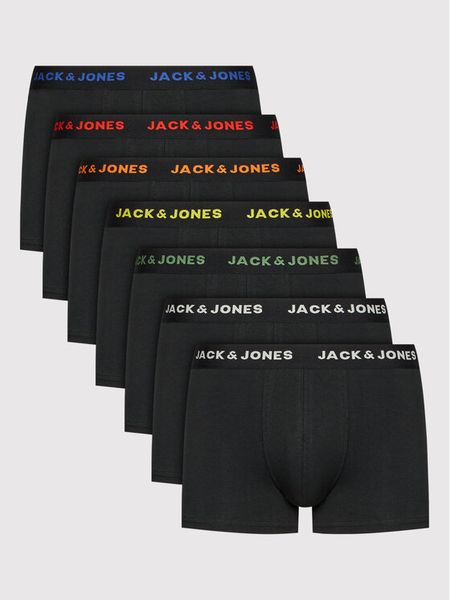 Jack & Jones Komplet bokserek Basic 12165587 Czarny. Czarne bokserki męskie Jack & Jones, bez wzorów, z bawełny. Za 129.99 zł.