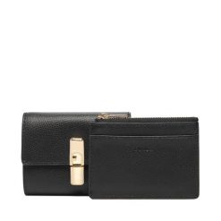 Portfel Furla. Czarne portfele damskie Furla, bez wzorów. Za 674.99 zł.