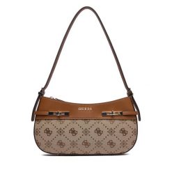 Torebka Guess. Brązowe torebki klasyczne damskie Guess, z aplikacjami, bez dodatków. Za 589.99 zł.