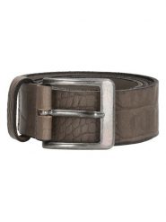 HIDE & STITCHES Skórzany pasek w kolorze szarym rozmiar: 105. Szare paski męskie HIDE & STITCHES, bez wzorów, z materiału. Za 117.45 zł.