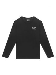 EA7 Emporio Armani Bluzka 7B000021 AF10378 UC001 Czarny Regular Fit. Czarne t-shirty chłopięce EA7 Emporio Armani, bez wzorów, z bawełny, bez ramiączek. Za 204.99 zł.