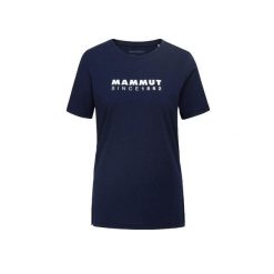Koszulka damska Mammut Core Classic. Niebieskie bluzki damskie Mammut, bez wzorów, sportowe, bez kołnierzyka, bez ramiączek. Za 149.99 zł.