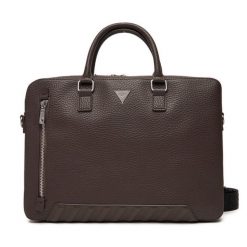 Torba na laptopa Guess. Brązowe torby na laptopa męskie Guess. Za 449.99 zł.