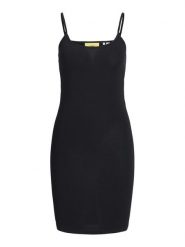 JJXX Sukienka codzienna Gigi 12267294 Czarny Slim Fit. Czarne sukienki damskie JJXX, na co dzień, xl, bez wzorów, z bawełny, bez kołnierzyka, bez ramiączek, proste. Za 69.99 zł.