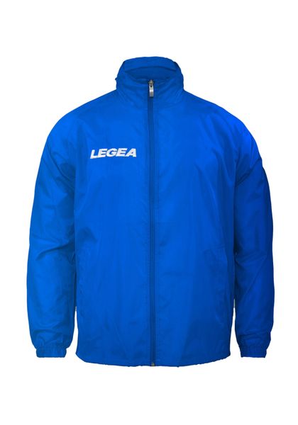 Kurtka Przeciwdeszczowa Legea Italia 0002 Dorosłych. Niebieskie kurtki treningowe męskie Legea, l, bez wzorów, z materiału. Za 56.00 zł.