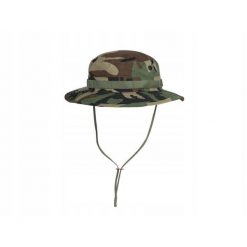 Kapelusz boonie z odpinaną osłoną karku US Woodland. Brązowe kapelusze damskie HELIKON-TEX, bez wzorów. Za 46.99 zł.