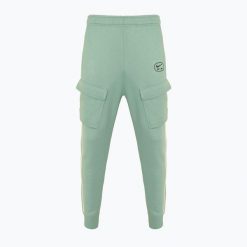 Spodnie męskie Nike Air Fleece Cargo. Zielone spodnie dresowe męskie Nike, bez wzorów, wizytowe. Za 279.99 zł.