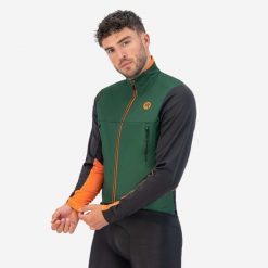 Kurtka zimowa męska Rogelli Cadence. Brązowe kurtki treningowe męskie Rogelli, na zimę, l, bez wzorów, z gumy, na fitness i siłownię. Za 268.00 zł.
