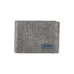 Skórzany portfel w kolorze szarym - (S)11 x (W)8 x (G)1 cm. Szare portfele męskie Pepe Jeans Accessories, bez wzorów, z materiału. W wyprzedaży za 109.95 zł.