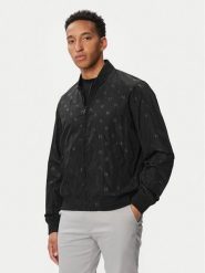 KARL LAGERFELD Kurtka bomber 505005 563538 Czarny Regular Fit. Czarne kurtki męskie Karl Lagerfeld, m, bez wzorów, z syntetyku, bez kaptura. Za 1,649.00 zł.
