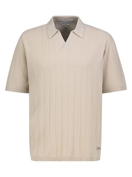 Eight2Nine Koszulka polo w kolorze beżowym rozmiar: S. Brązowe koszulki polo męskie Eight2Nine, s, bez wzorów, z bawełny, bez ramiączek. Za 104.99 zł.