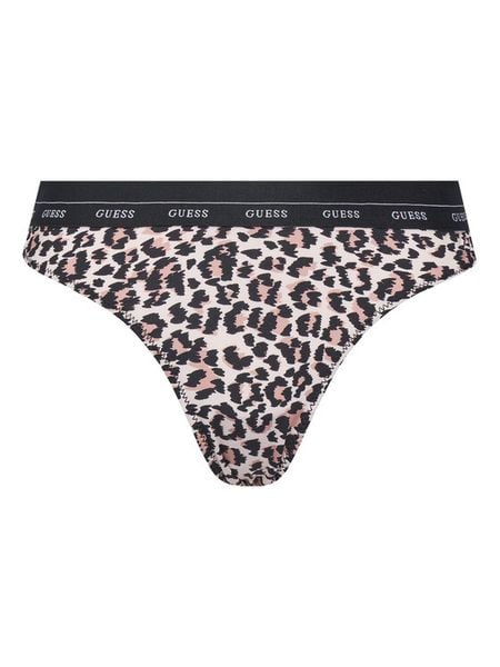 Guess Figi brazylijskie O5RE25 KCOJ0 Beżowy. Brązowe figi damskie Guess, l, z aplikacjami, z syntetyku. Za 79.99 zł.