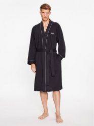 Boss Szlafrok Xmas Kimono 50485920 Czarny. Czarne szlafroki męskie Boss, m, bez wzorów, z bawełny. Za 329.99 zł.