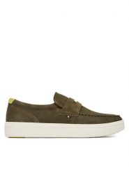 Tommy Hilfiger Półbuty Modern Light Hybrid Suede LoaferFM0FM05786 Zielony. Zielone półbuty męskie Tommy Hilfiger, ze skóry, bez zapięcia. Za 529.99 zł.