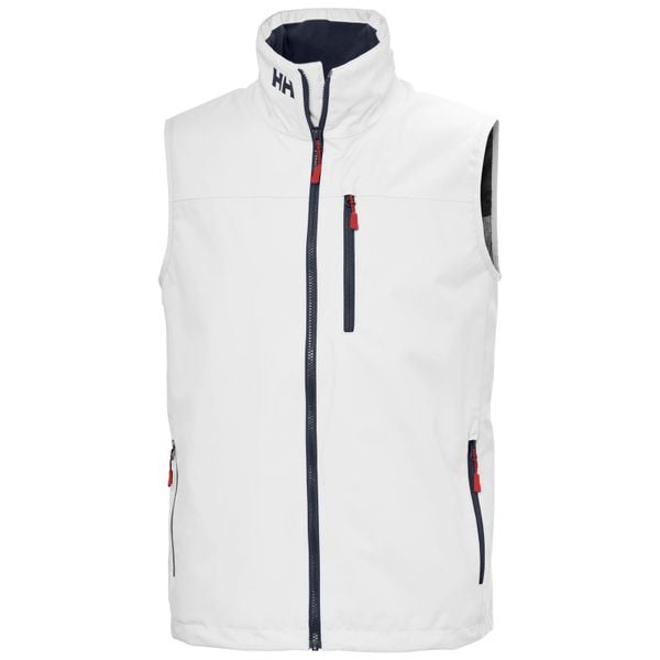 Kurtka wodoodporna bez rękawów Helly Hansen Crew 2.0. Białe kurtki męskie Helly Hansen, s, bez wzorów, bez kaptura. Za 619.00 zł.