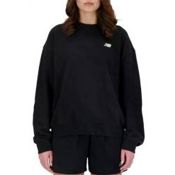 Bluza sportowa damska New Balance WT41508BK. Czarne bluzy bez kaptura damskie New Balance, m. Za 325.00 zł.