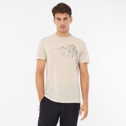 T-shirt męski VIKING Morain. Białe t-shirty męskie VIKING, l, bez wzorów, bez kołnierzyka. Za 149.90 zł.