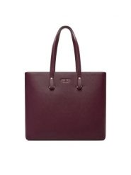 Nine West Torebka CEO-MIA-S211024-9 Bordowy. Czerwone torebki klasyczne damskie Nine West, bez wzorów, z materiału, bez dodatków. Za 249.99 zł.