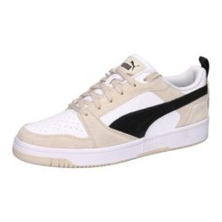Tenisówki Puma Model Rebound V6 Low Sd Kolor Biały. Białe trampki i tenisówki męskie Puma, bez wzorów, z materiału, bez zapięcia. Za 237.00 zł.