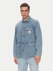 Levi's® Kurtka jeansowa Engineer A0744-0003 Niebieski Relaxed Fit. Niebieskie kurtki męskie l, bez wzorów, z bawełny, bez kaptura. Za 339.99 zł.