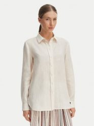 Weekend Max Mara Koszula Werner 2615111072 Écru Regular Fit. Koszule damskie Weekend Max Mara, bez wzorów, ze lnu, bez kołnierzyka, bez ramiączek. Za 889.99 zł.