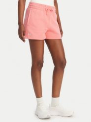 Under Armour Szorty sportowe Rival Fleece Short 1382723 Różowy Loose Fit. Czerwone spodenki sportowe damskie Under Armour, s, z bawełny. Za 169.99 zł.