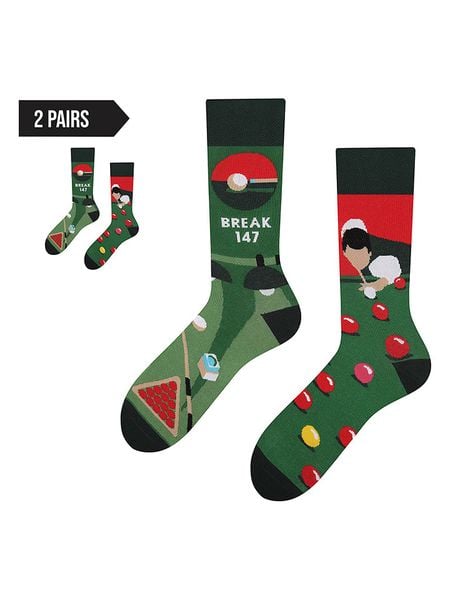 TODO SOCKS Skarpetki (2 pary) w kolorze zielono-czerwonym rozmiar: 39-42. Czerwone skarpetki męskie TODO SOCKS, bez wzorów, prążkowane. Za 74.28 zł.