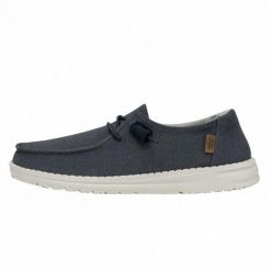 HEYDUDE Damskie Mokasyny Wendy Chambray. Niebieskie mokasyny damskie Hey dude, z materiału. Za 199.00 zł.